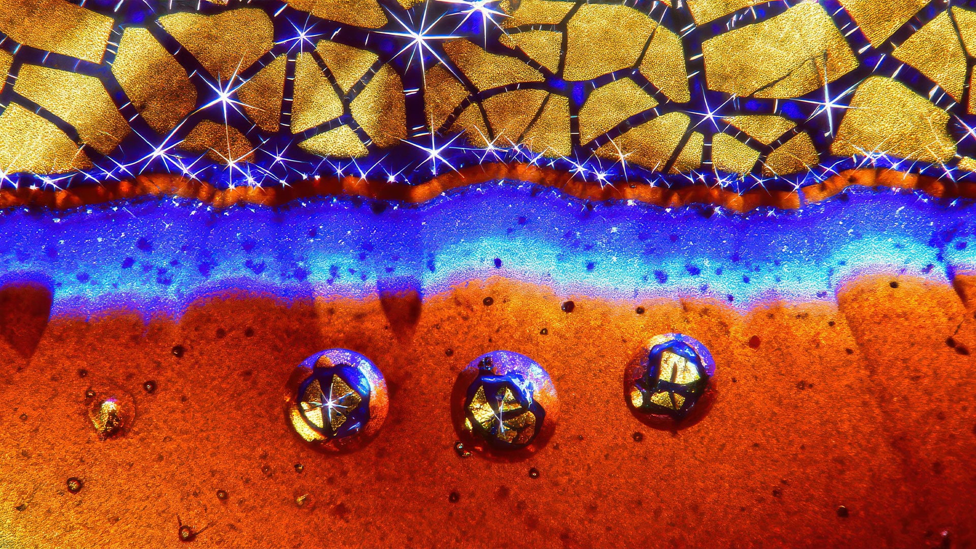 Espresso coffee crystals