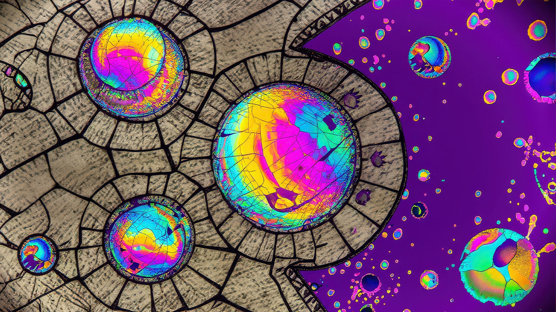 Caffeine crystals